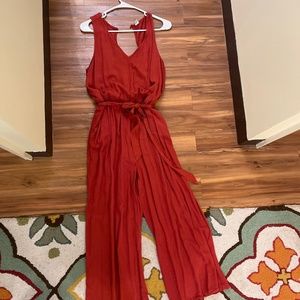 Rust color jumpsuit